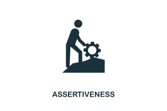Assertiveness Icon: Visualizing Confidence in Professional Design
