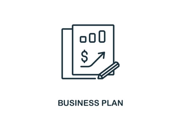 Business Plan Icons: Visual Clarity for Strategy