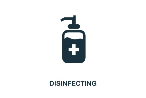 Disinfecting Gel Icon: Strategic Visual Communication for Hygiene and Safety