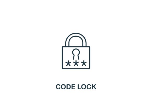 Enhancing Digital Trust with the Code Lock Icon from Security Collection