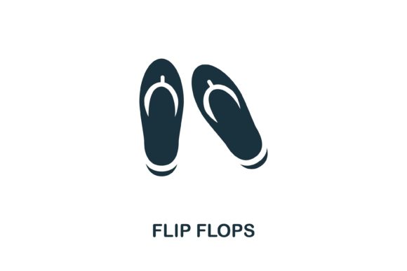 Flip Flops Icon: A Versatile Design Asset for Creatives