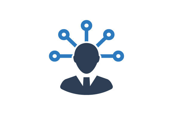 Global Connections Icon: A Versatile Design Asset for Modern Business Projects