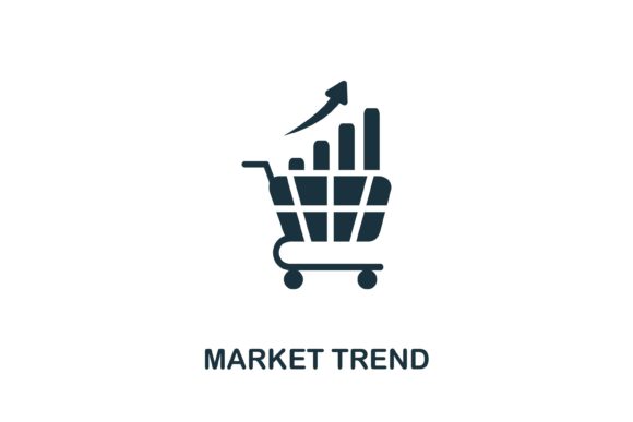 Market Trend Icon: Enhancing Visual Communication in Risk Management and Financial Design