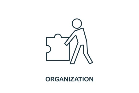 Organization Icon for Modern Design