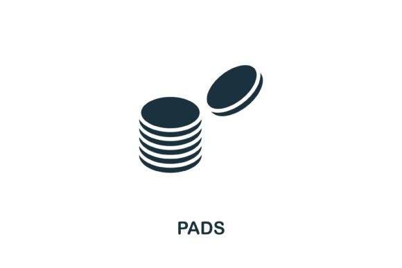 Pads Icon: Essential Vector Graphics for Hygiene Design