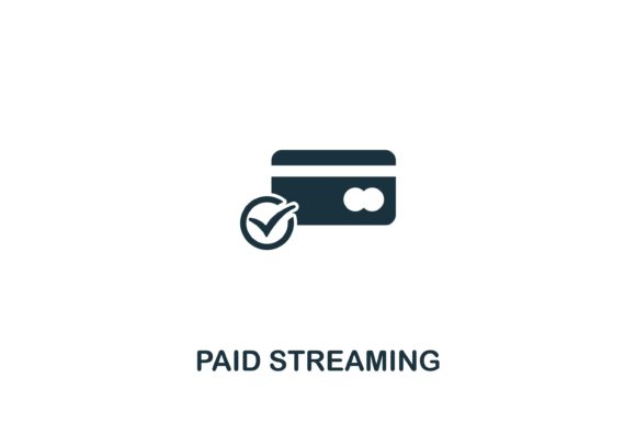 Paid Streaming Icons: Visualizing Digital Value