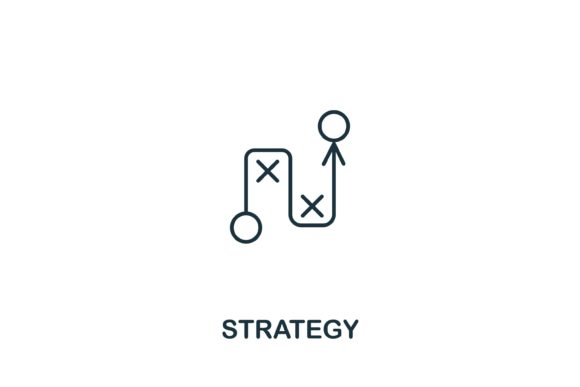 Strategy Icon from Teamwork Collection: Integrating Visual Planning into Professional Workflows