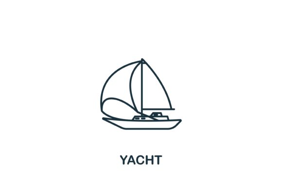 Yacht Icon: A Simple Symbol with Big Design Potential